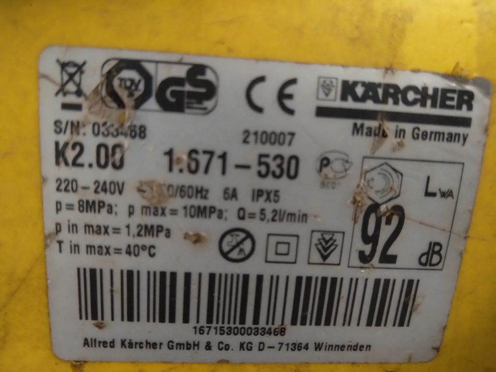 Myjka  Karcher k 2.00