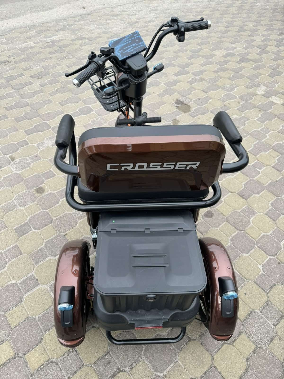 Crosser TR-1 трьохколісний електровелосипед електротрайк електроскутер