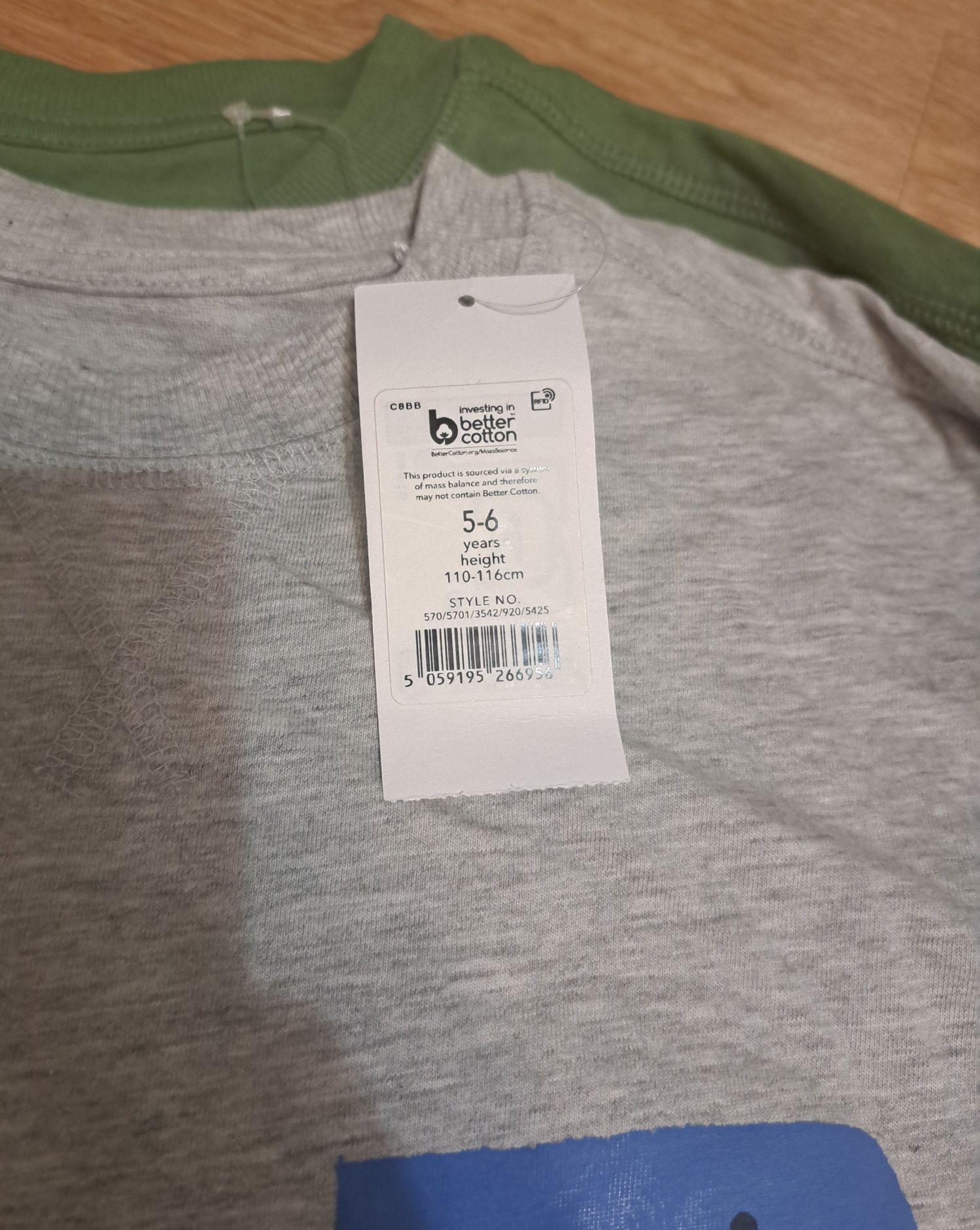 2 pack bluzek koszulka t shirty 110/116 dinozaur george