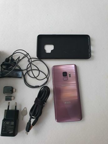 SAMSUNG S9, 64GB, komplet, kolor PURPLE, super stan
