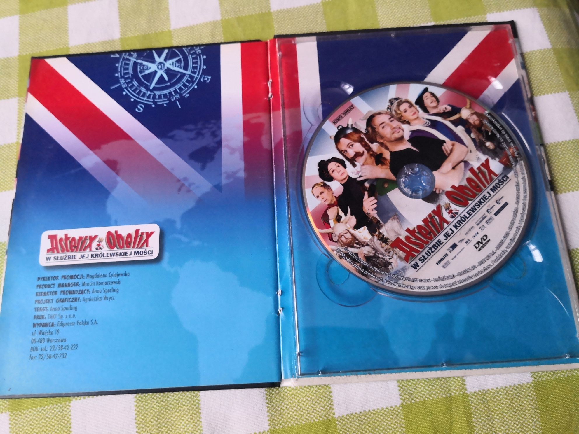 Asterix i Obelix w służbie jej królewskiej mości film DVD