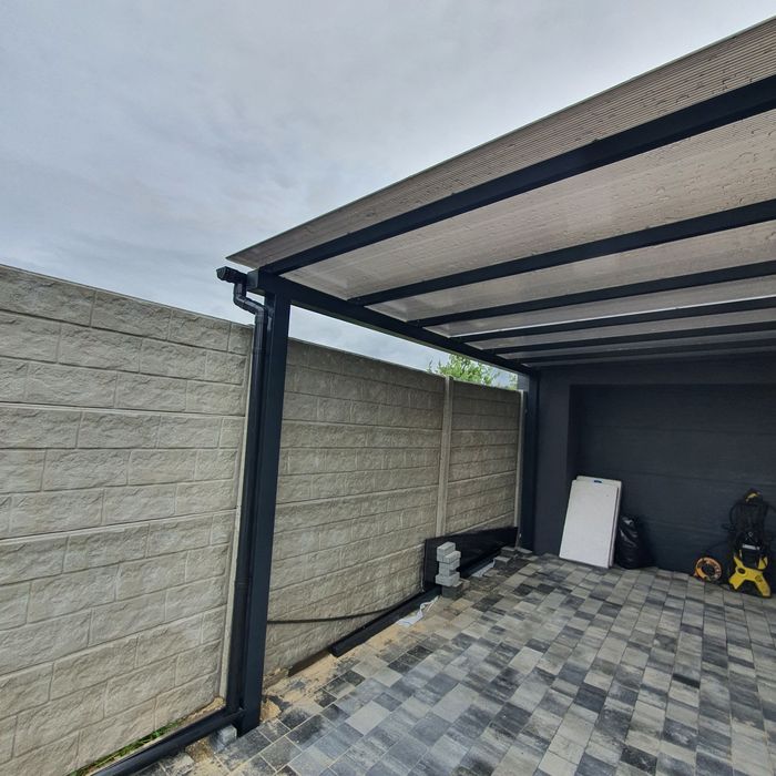 Wiata garażowa zadaszenie tarasu
