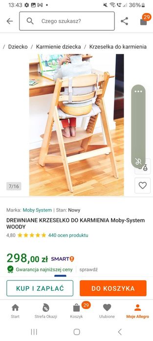 Sprzedam krzesełko do karmienia