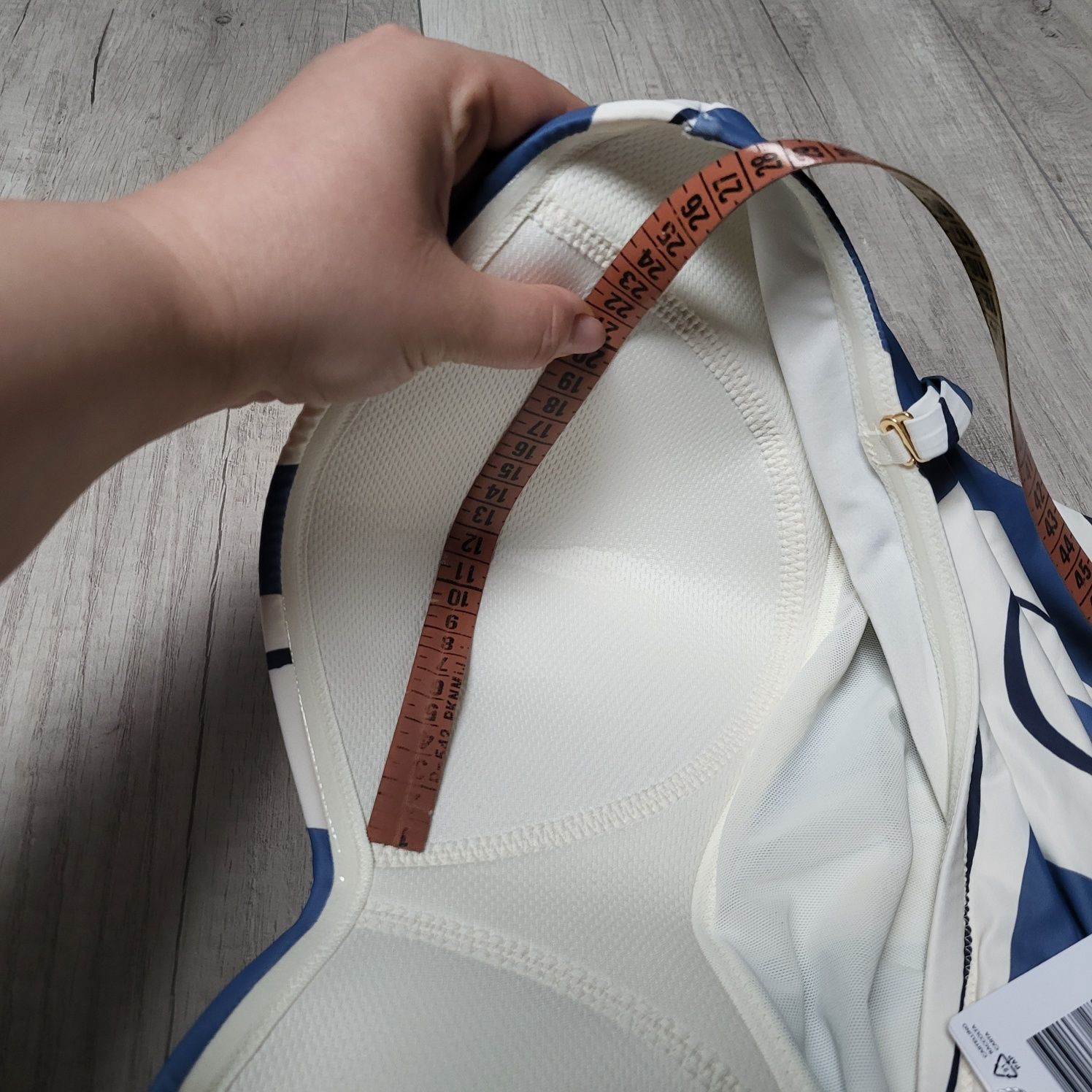 Strój kąpielowy jednoczęściowy Triumph 42E summer Allure biały niebies