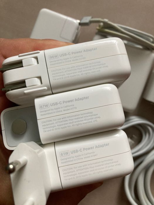 Оригінальньні зарядні Apple MacBook Air/Pro 29/61/67/87/96w USB-C