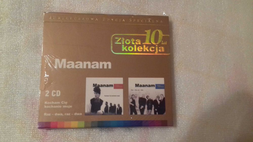 Maanam Złota Kolekcja 2CD EMI nie Warner Kocham cię Raz dwa jak nowa !