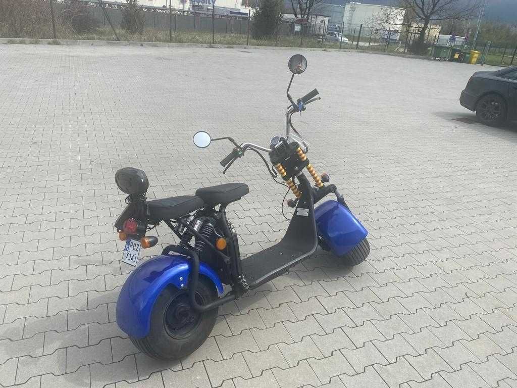 Skuter elektryczny 1500W dwuosobowy zarejestrowany OC/PT!