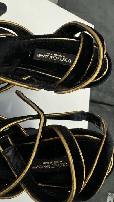 Босоніжки босоножки туфли на танкетке Dolche & Gabana оригінал