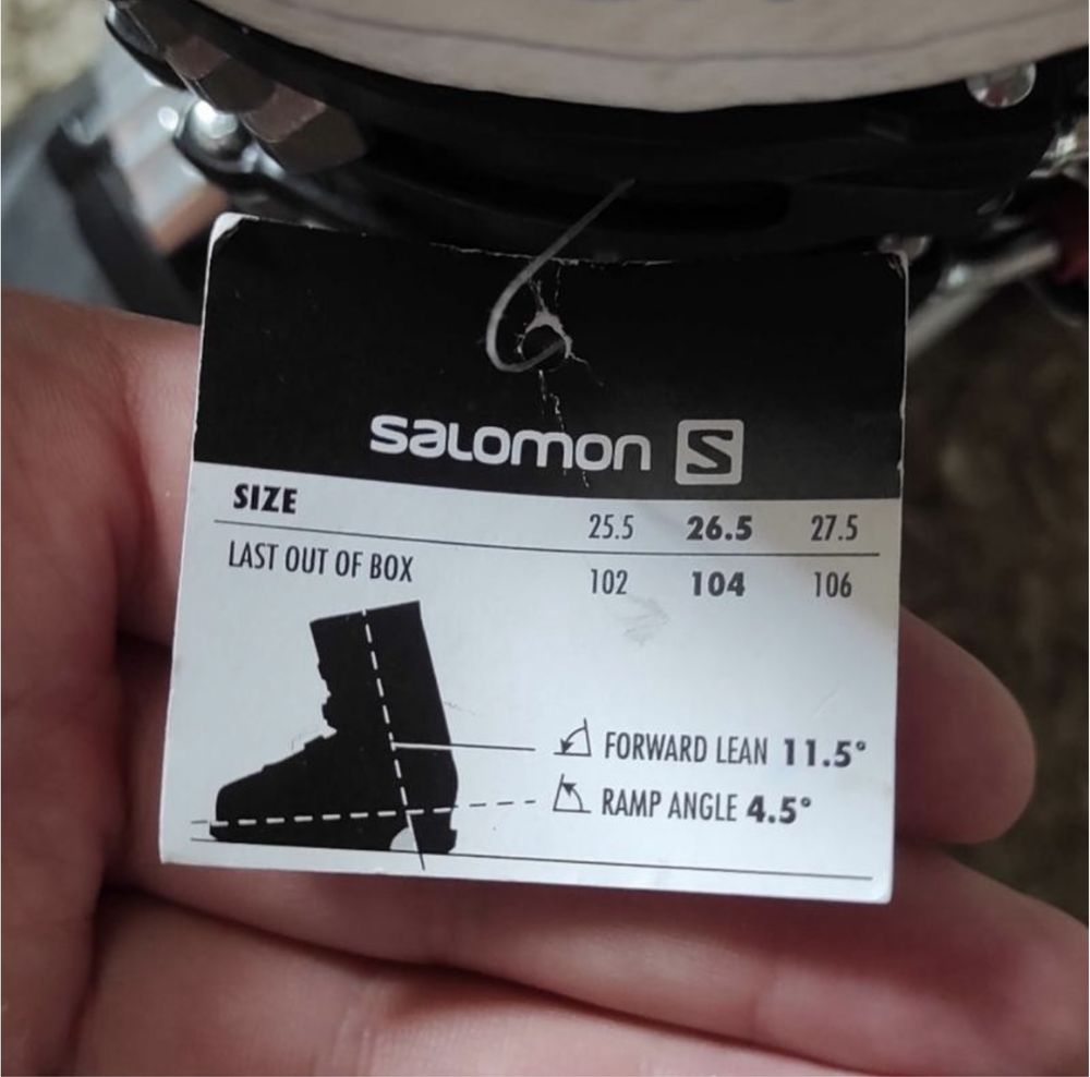 Нові гірськолижні черевики Salomon X ACCESS 70 W  Розмір 26/26.5