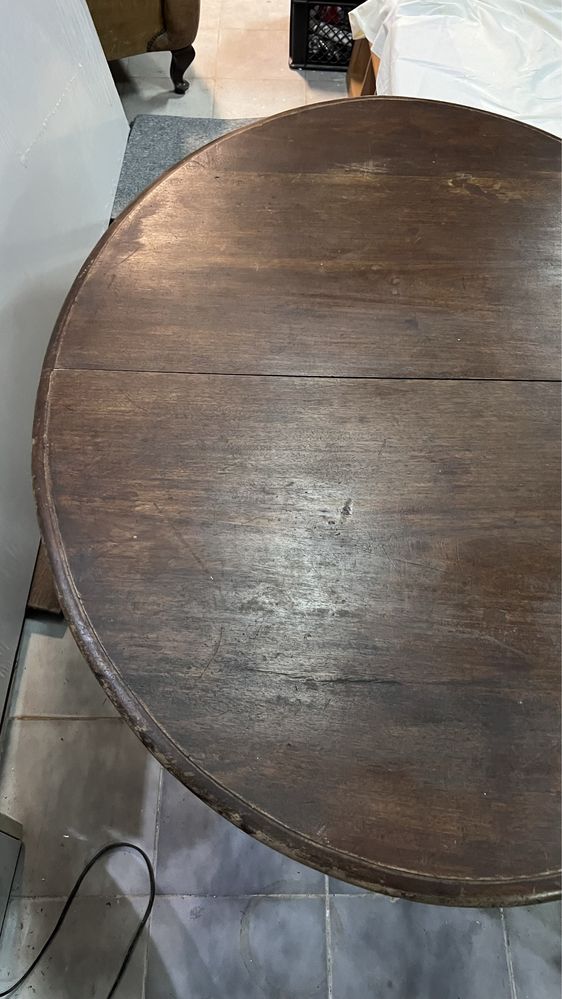 Mesa jantar madeira antiga