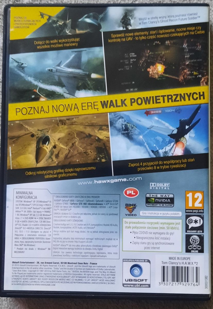Gra na PC Tom Clancy's HAWX 2 PL