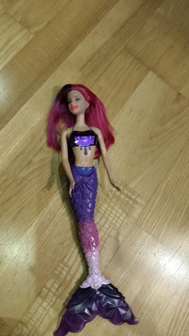 Lalka Elza strzelajaca Mattel tort gratis Barbie syrenka