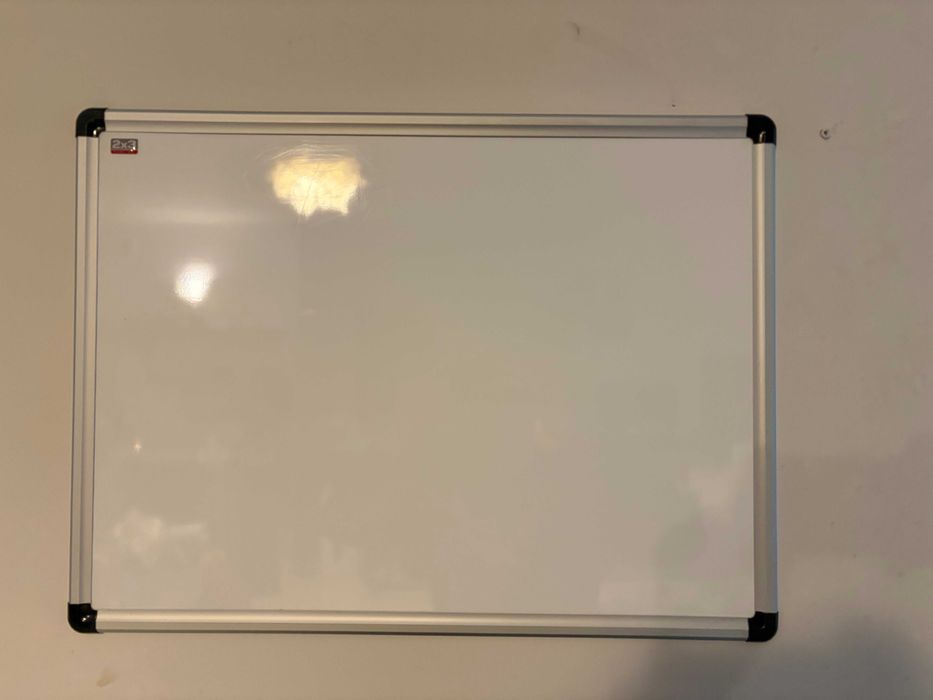Biała tablica magnetyczna suchościeralna Whiteboard 60 x 45 cm -