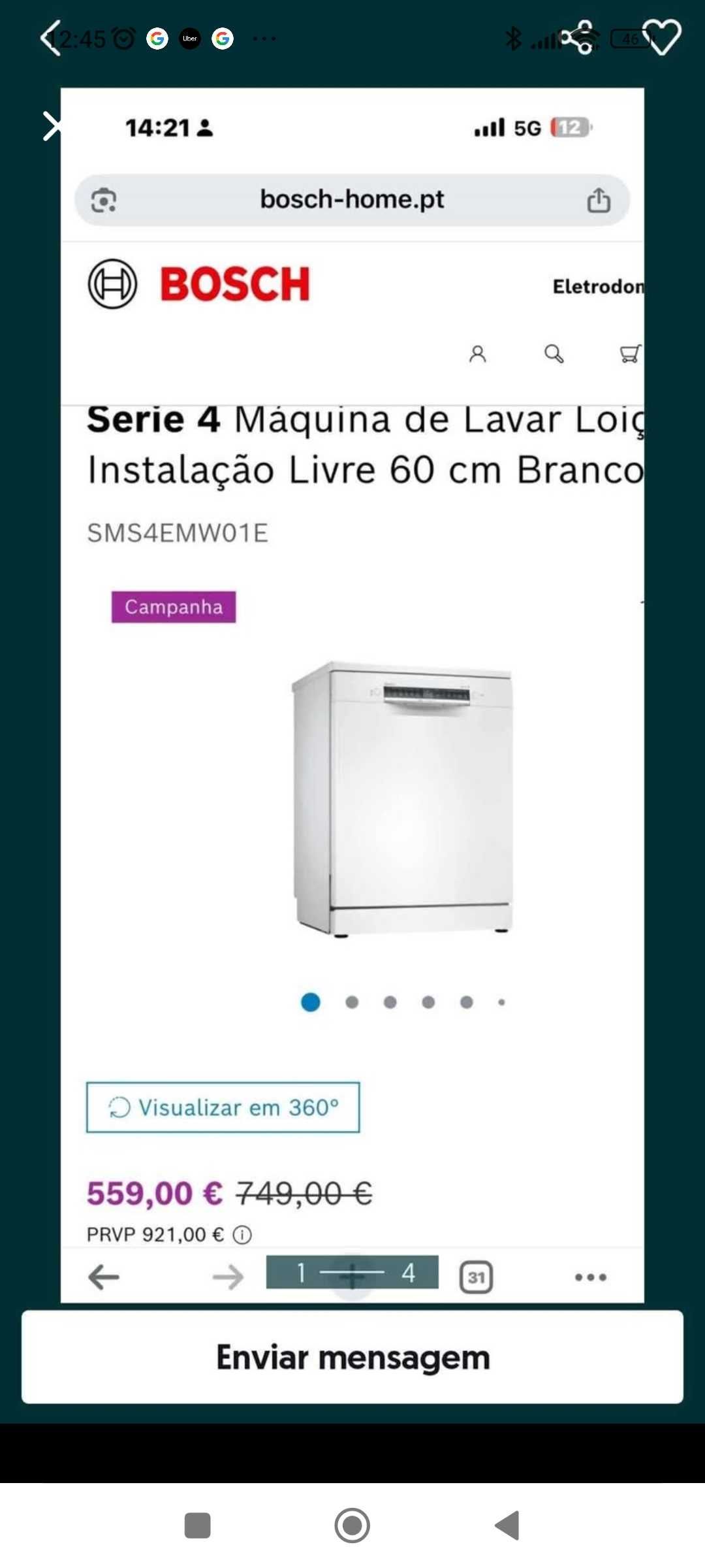 Lava loiça da Bosch - novissima