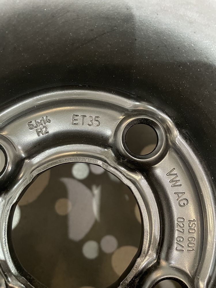 Felgi stalowe VW 14” 4x100 Nowe