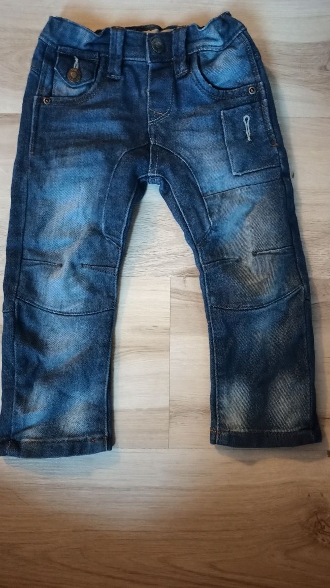 Spodnie z gumką denim co 92