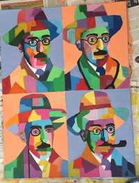 Pintura Fernando Pessoa