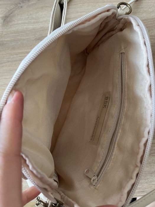 Torebka damska beżowa