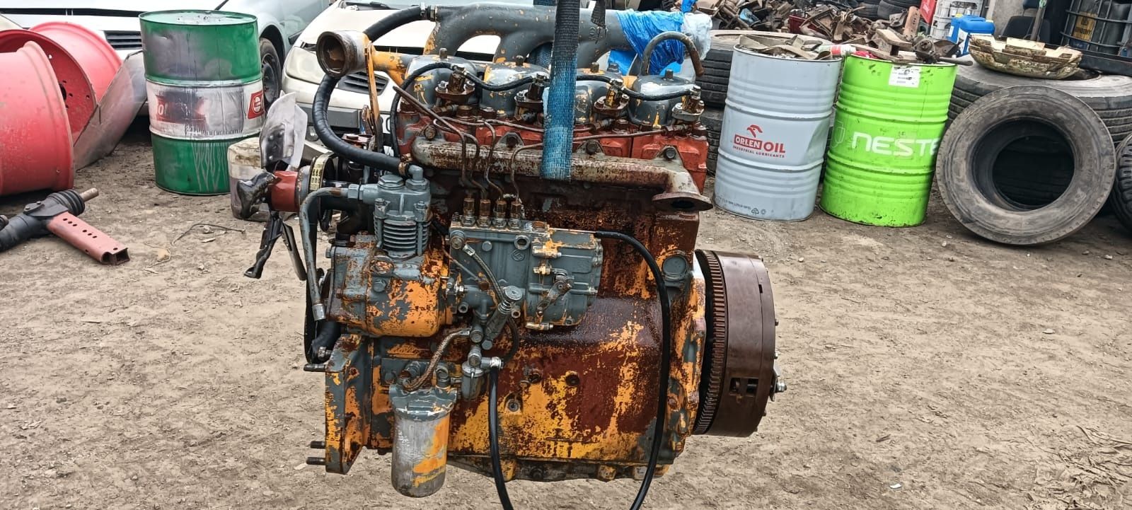 Silnik zetor 7211 nowy typ 62km zetor ładowarka un 053 nowy typ 102