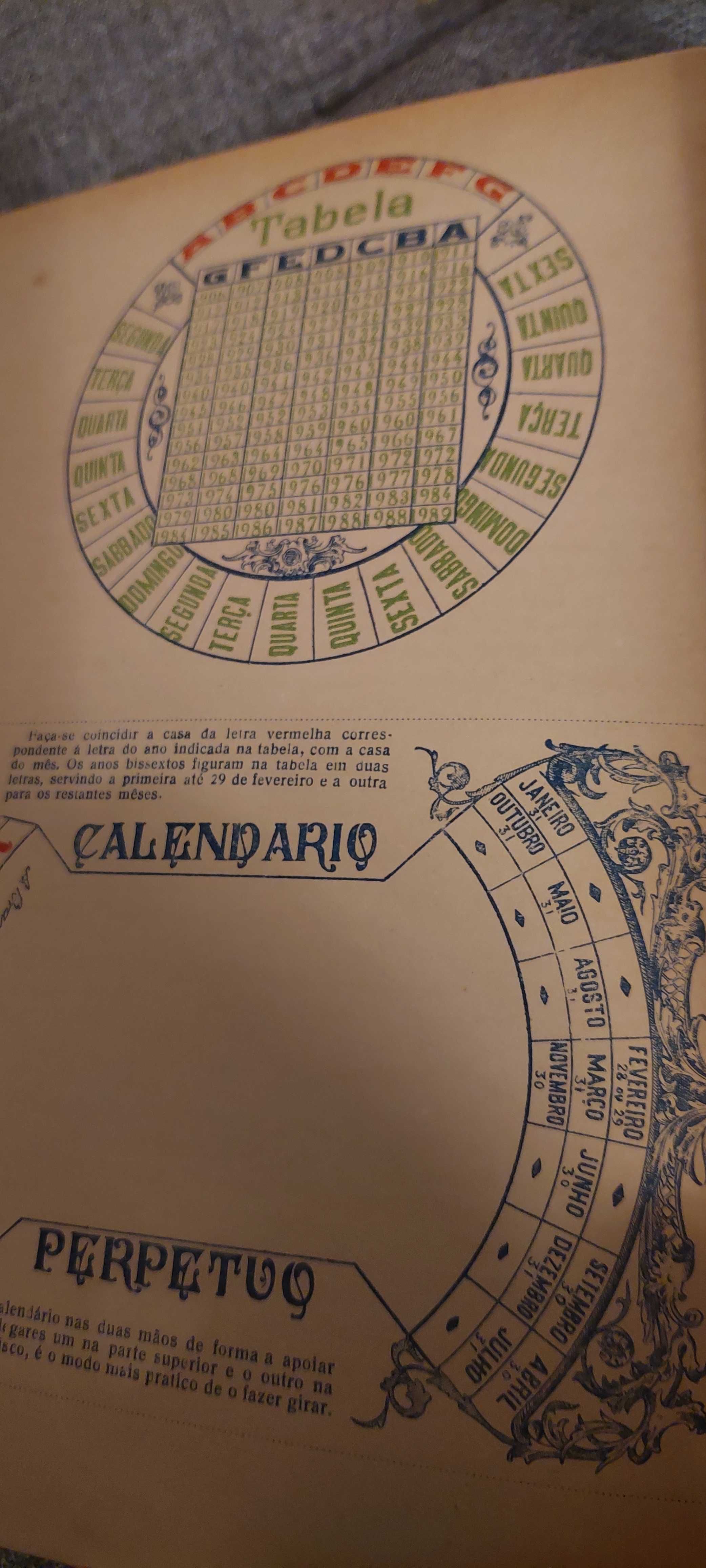 Calendarios  gregos e latinos e outros. 1932. Dois livros