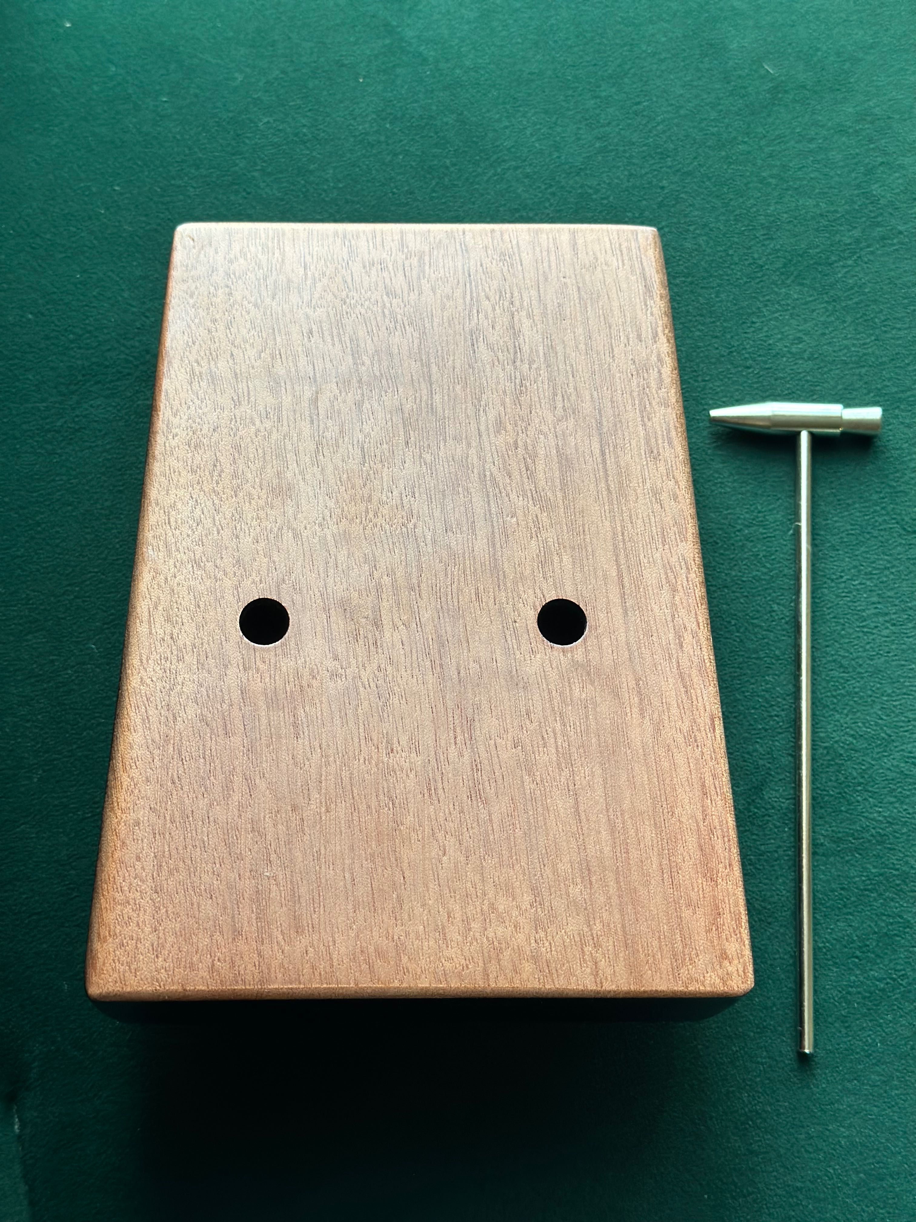 Музыкальный деревянный народный инструмент Калимба на 21 язычков