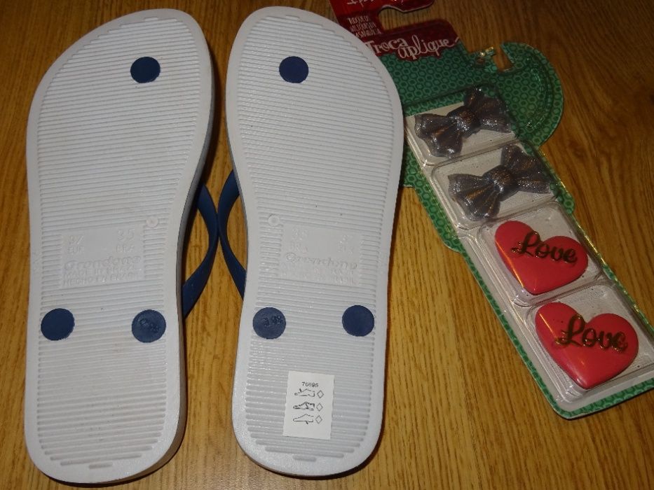 Chinelos Ipanema com apliques para trocar, n.º 37 (oferta portes)
