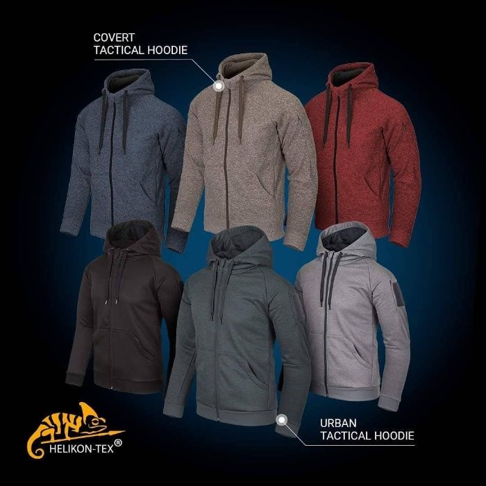 Толстовка худи TACTICAL HOODIE Helikon Tex кофта кенгуру з капюшоном