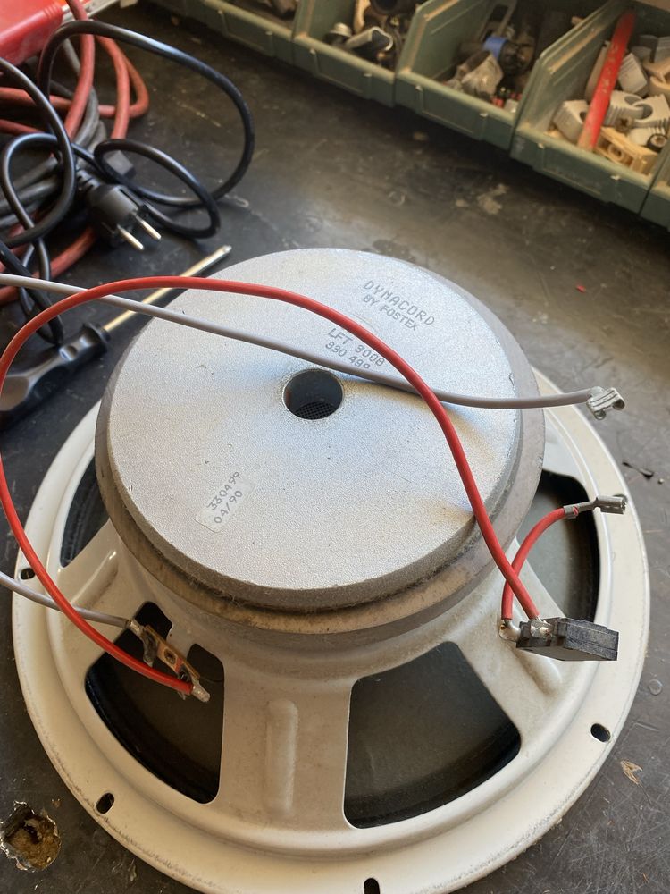 Woofers e tweeter jbl e dinacord