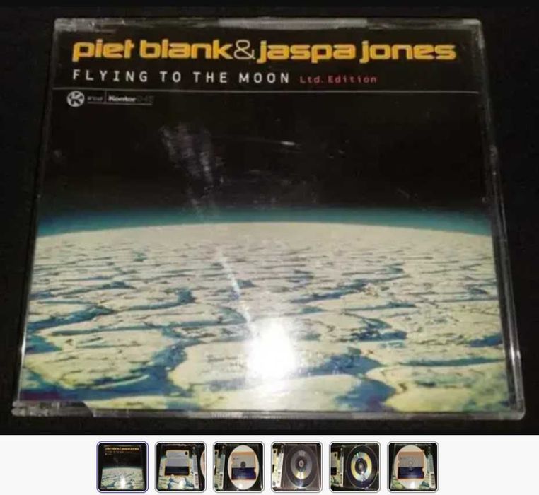 Piet Blank & Jaspa Jones Flying To The Moon CD 1998 Limited Edition
