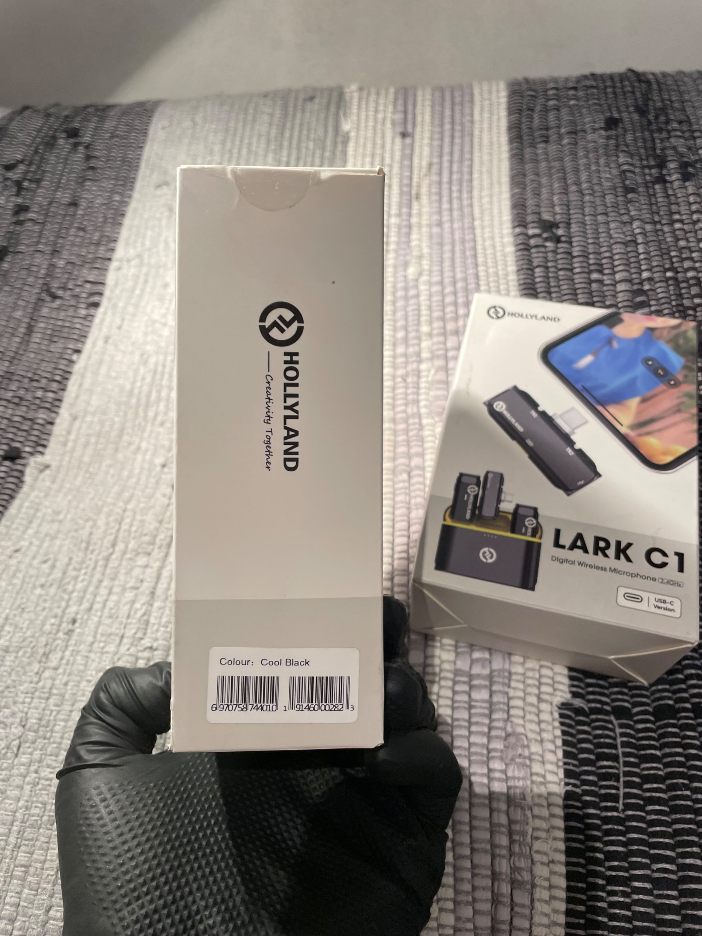 Hollyland Lark C1 Duo bezprzewodowy mikrofondla systemu Android/IOS