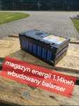 Magazyn energi 1.14kwh 24v 48v bank fotowoltaika  lev 40 bateria yuasa