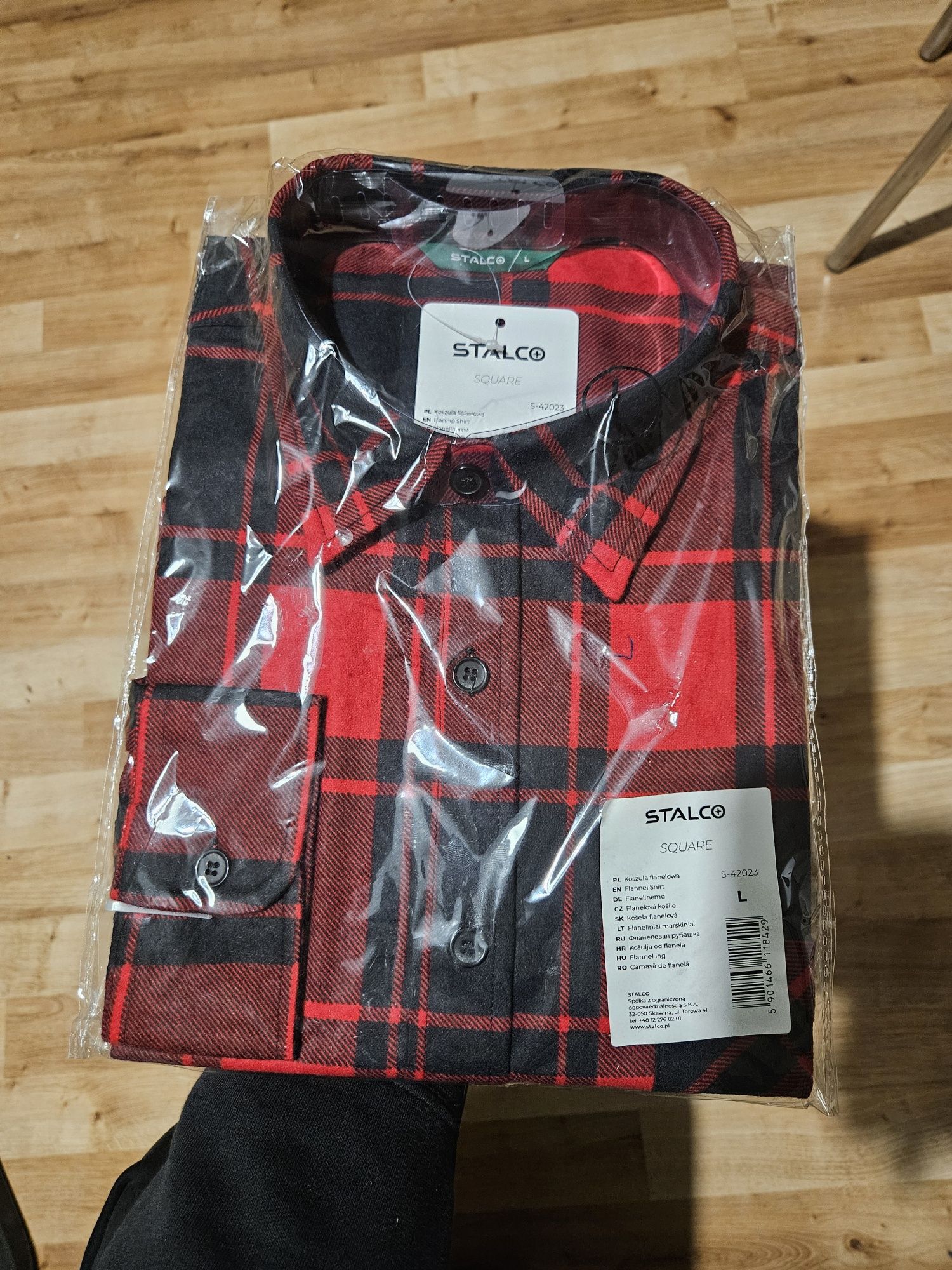 Koszula robocza flanelowa 100% Bawełna Tanio