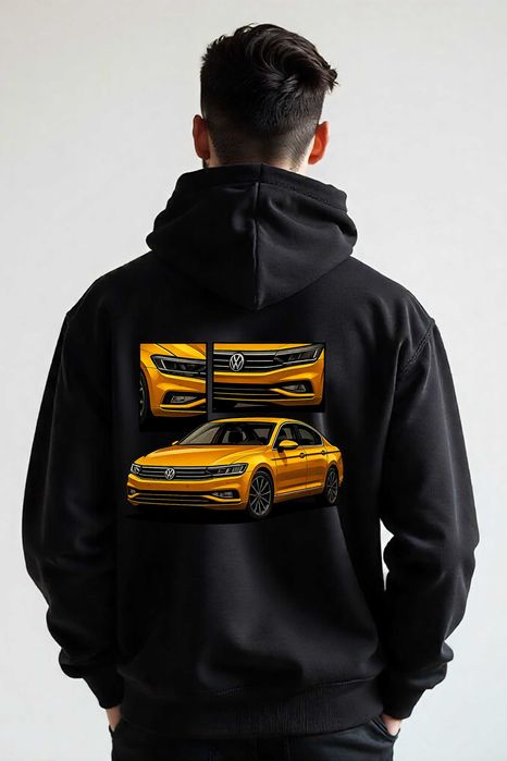 Męska Czarna Bluza M Volkswagen Passat