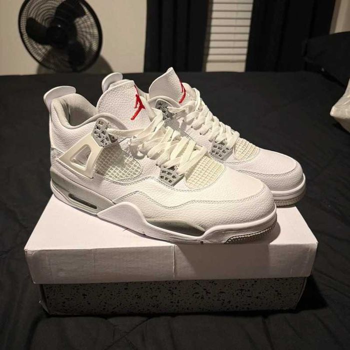 "Buty damskie Trampki" Jordan_4_Retro_White_Oreo R.46