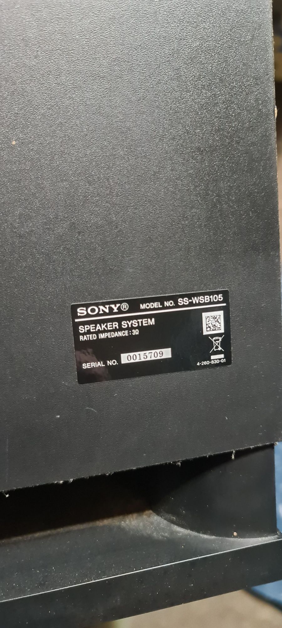 Kino domowe SONY 5+ subwoofer okablowanie