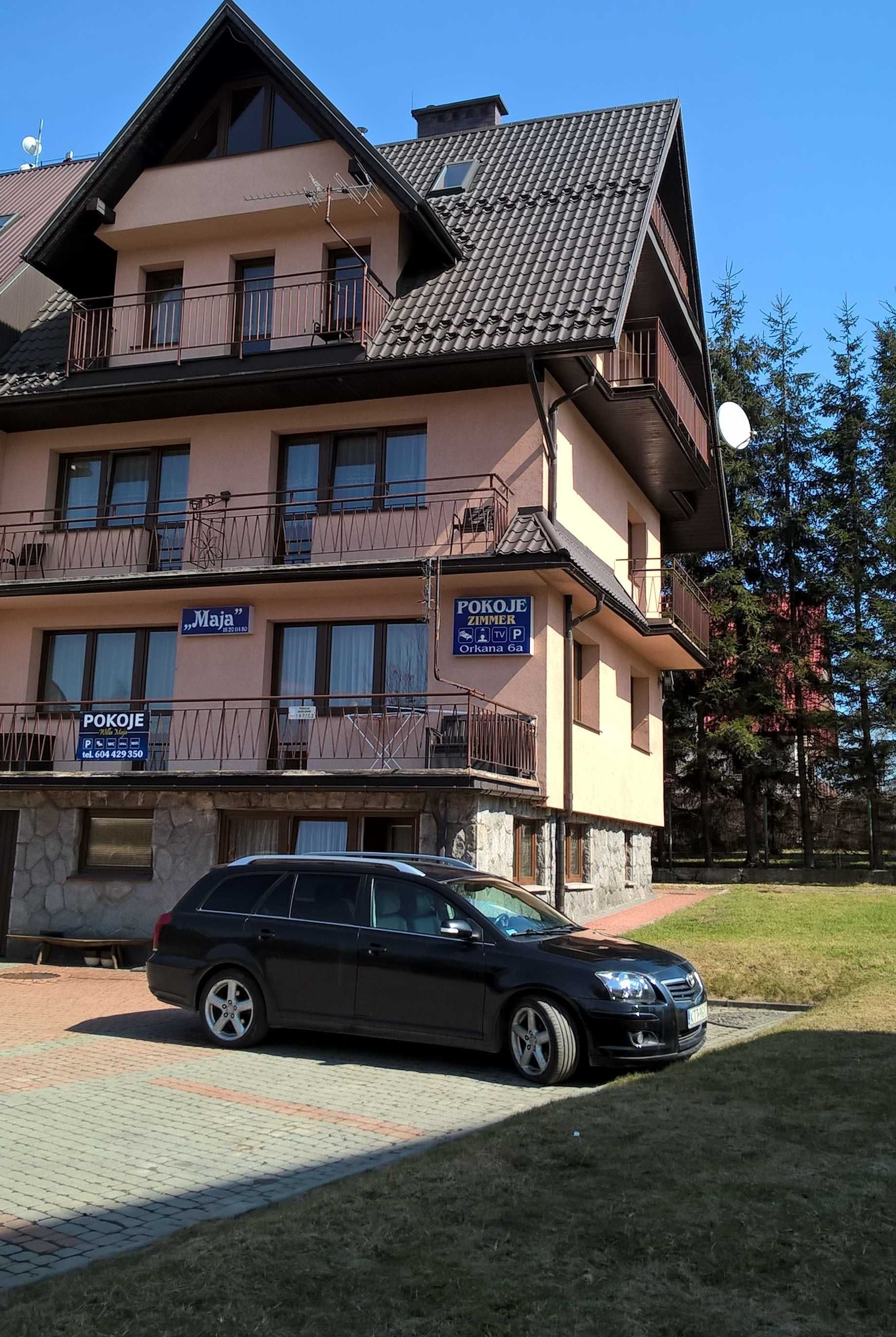 ''MAJA ''Zakopane -ścisłe centrum-  wolne  pokoje