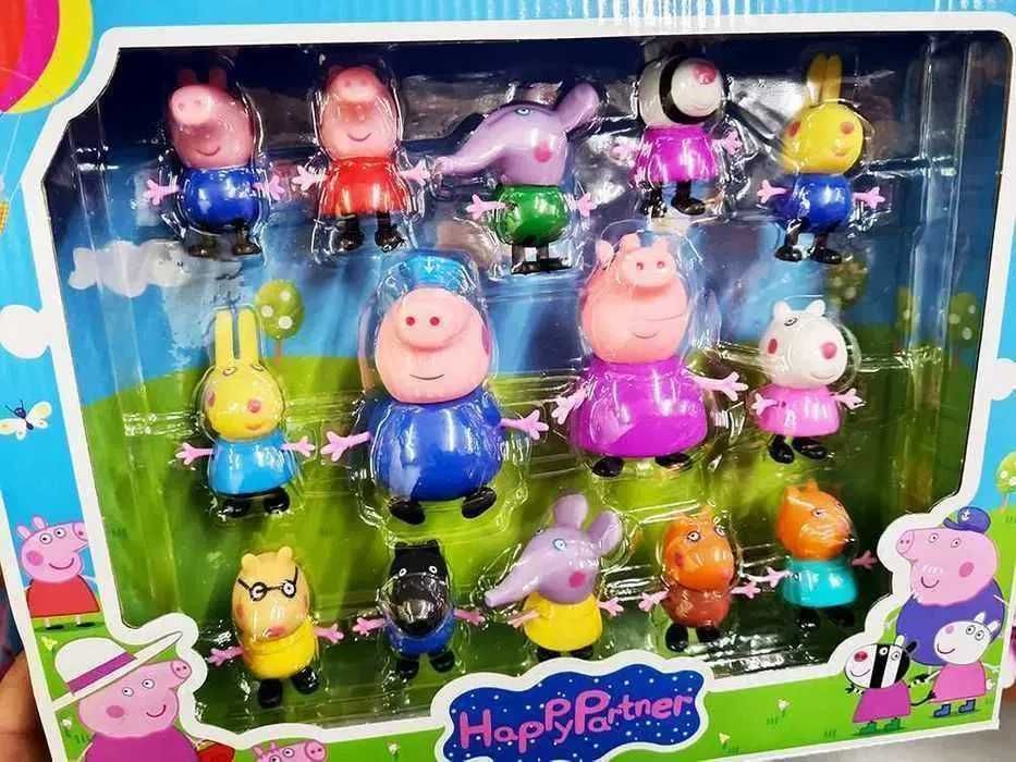 Mega komplet figurek Świnka Peppa - zabawki zestaw nowe