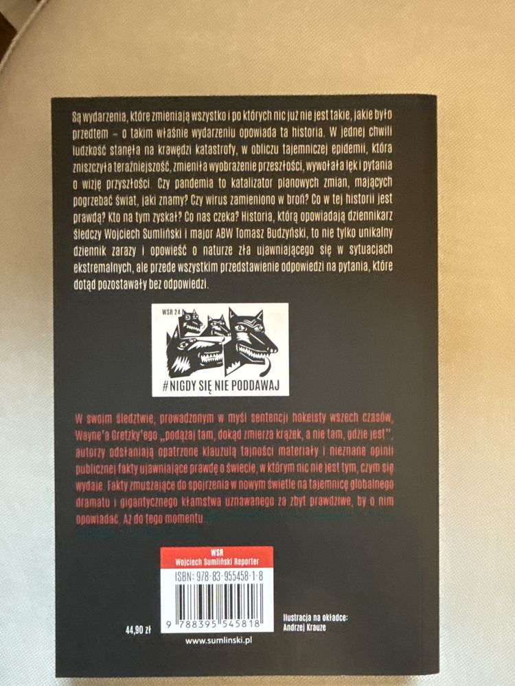 Wojciech Sumliński, Tomasz Budzyński. Zapis zarazy.