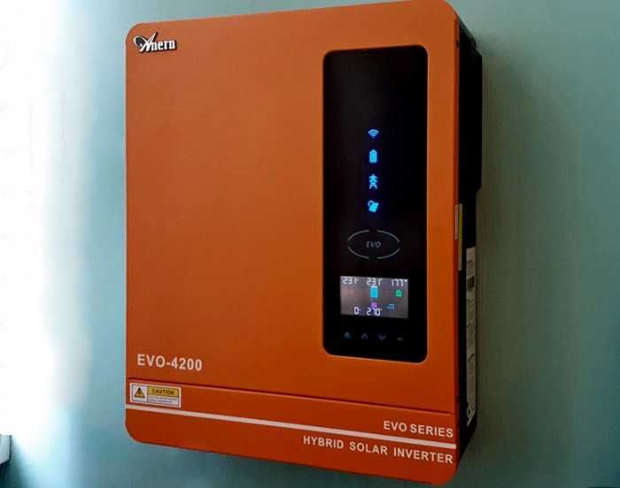 Гібридний інвертор ANERN EVO-4200W/24V COMM port, BMS port, МРРТ