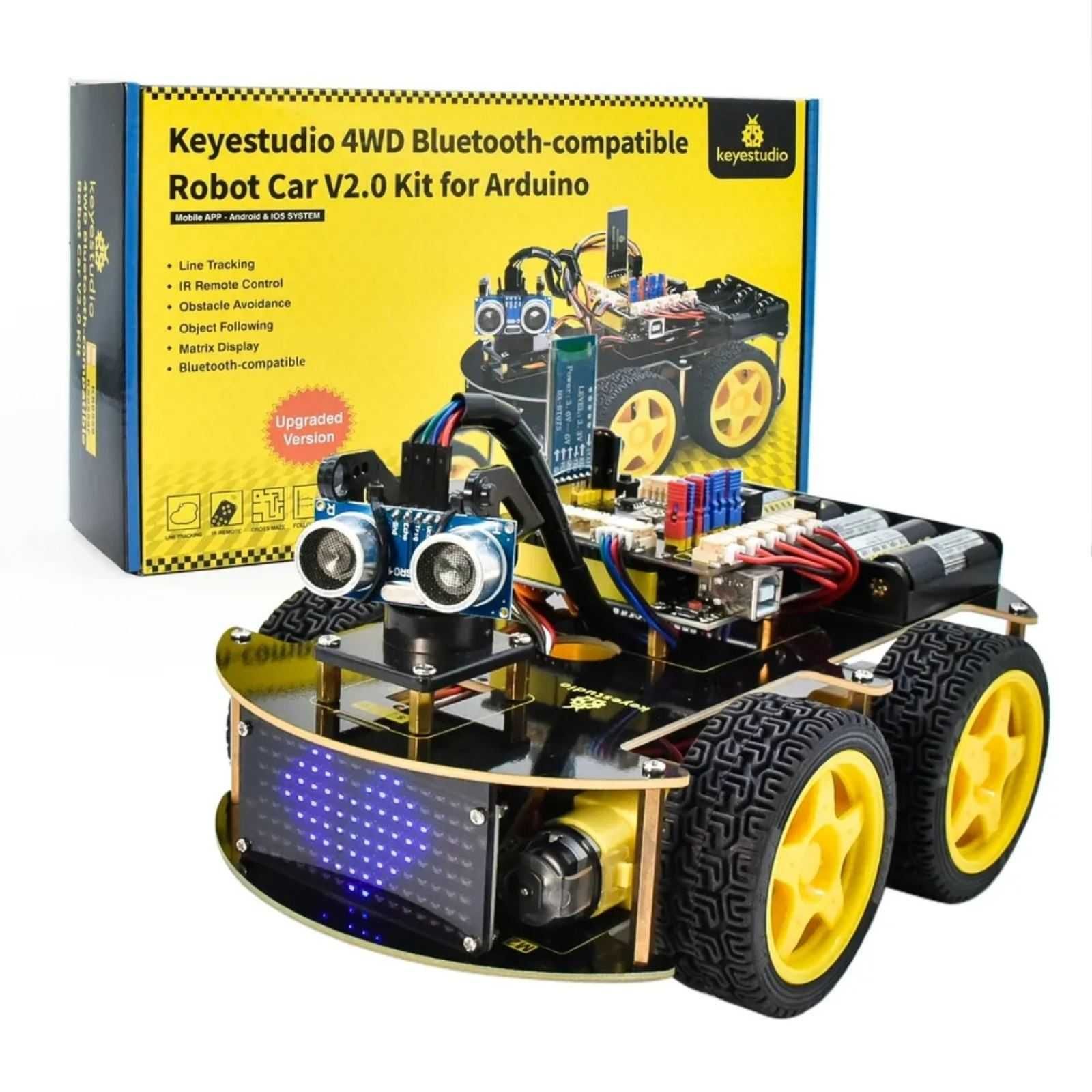 Набор Arduino Keyestudio Robot Car v2.0