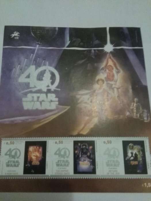Selos Star Wars Edição Comemorativa 40 Anos CTT