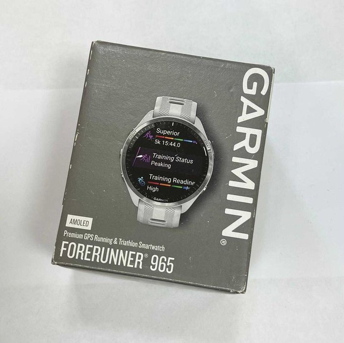 Zegarek Garmin Forerunner 965 Amoled Srebrny ul.Krakowska 4 Sklep GSM