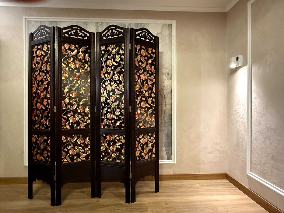 Drewniany parawan 4-panelowy