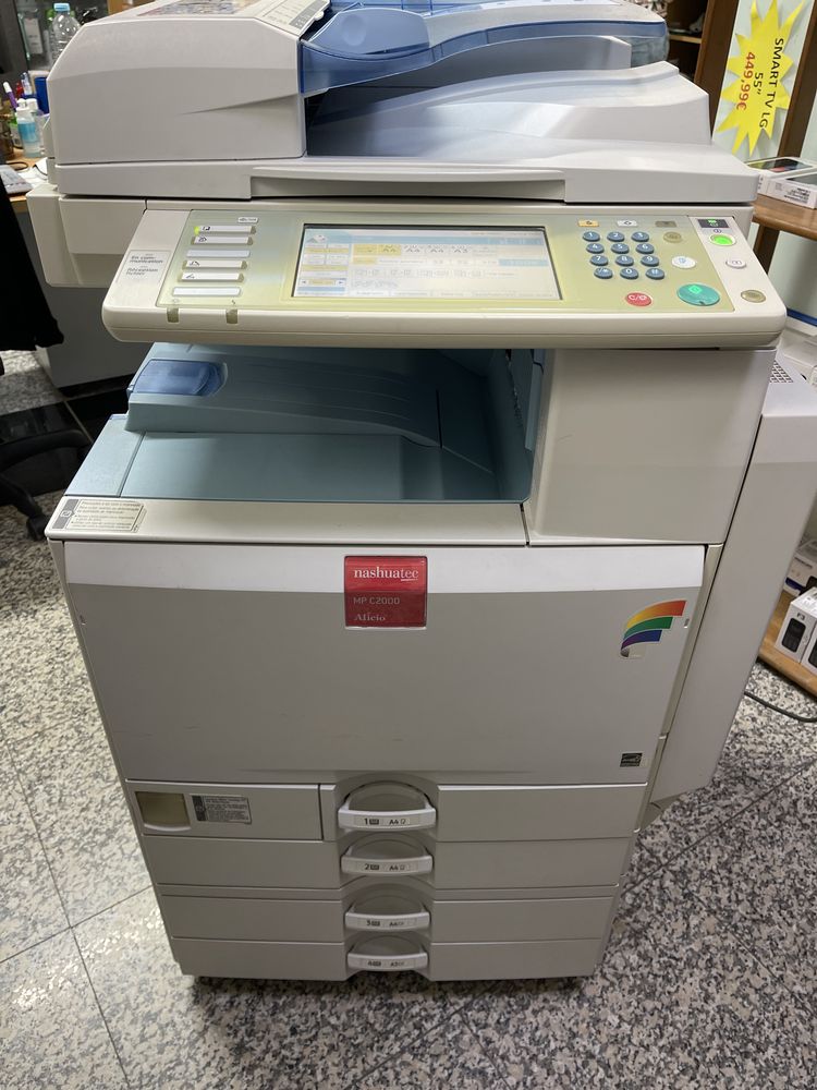 Fotocopiadora até A3 a cores nashuatec MP C2000 Grupo Ricoh
