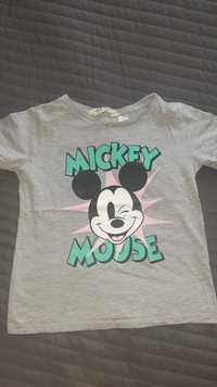 T-shirt koszulka bluzka mickey mouse hm 134/140