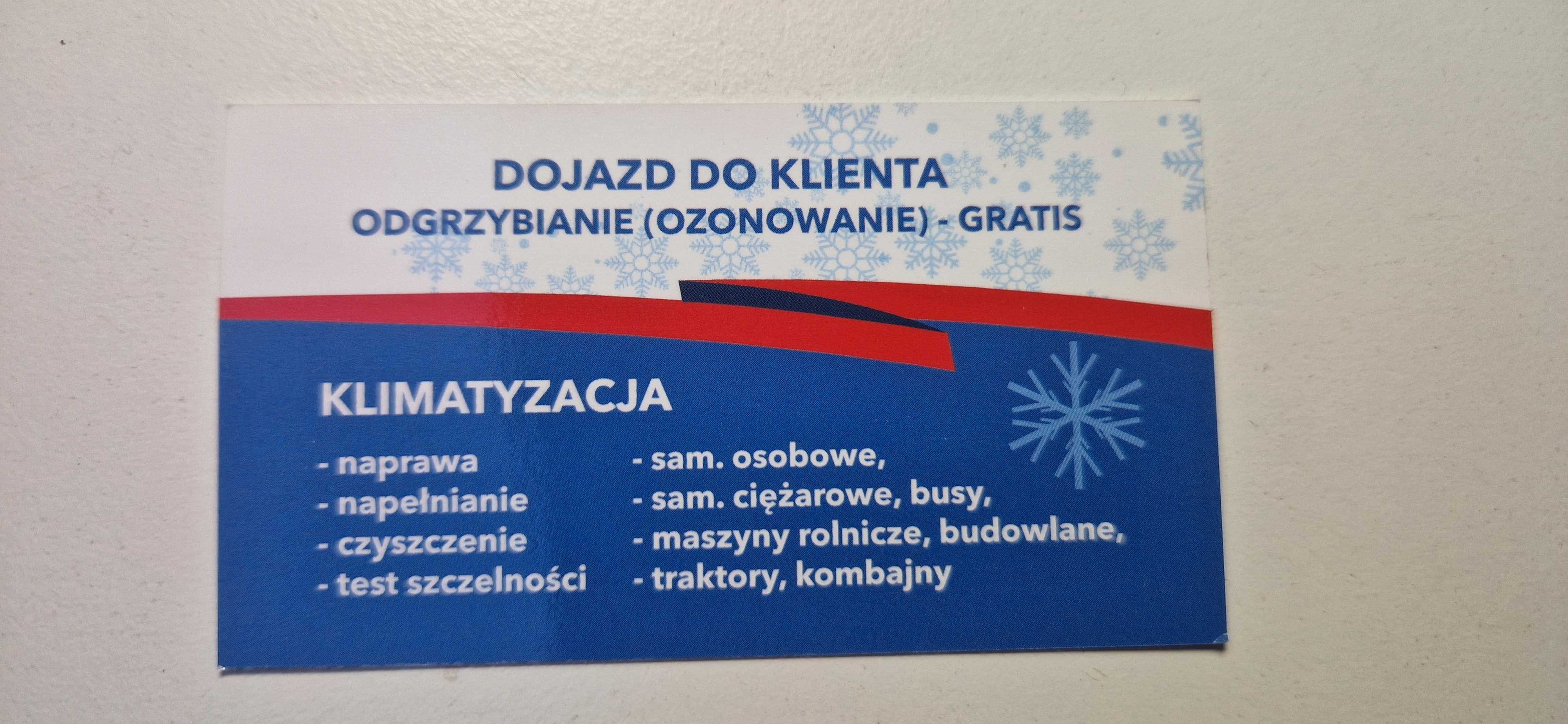 AUTO-KLIMA Mobilny Serwis Klimatyzacji r134a  r 1234yf