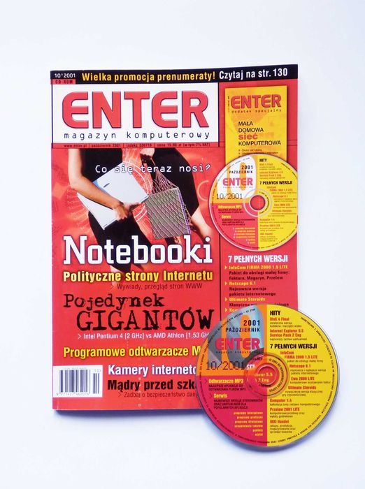 Enter 10/2001 + CD Magazyn komputerowy październik