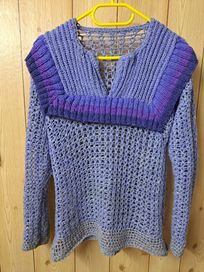 Ręcznie robiony sweterek M