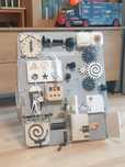 Tablica manipulacyjna 2w1 / Busy Board + Tablica Kredowa