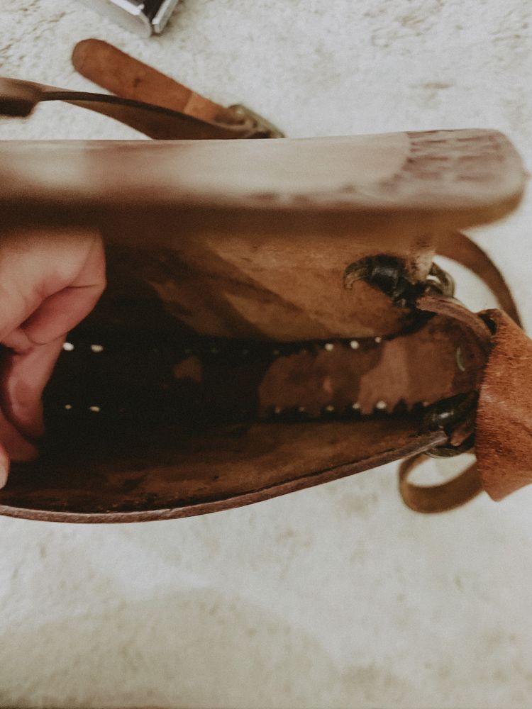 Винтажная сумка из Италии, натуральная кожа